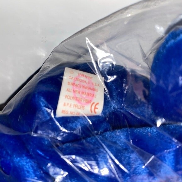 RARE! TY 1998 Clubby Beanie Baby in Bag - Picture 3 of 5